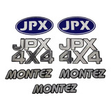Kit Emblema Adesivo Resinado Jpx Mt4x4 Fgc