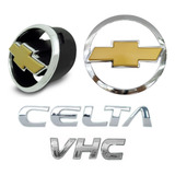 Kit Emblema Celta Vhc Grade E Porta Malas 2003 Dourado