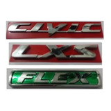 Kit Emblema Civic lxs flex 07