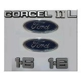 Kit Emblema Corcel I I L + (2) 1.6 + Ford Grade + Mala