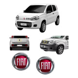Kit Emblema Fiat Grade Fiat Mala Novo Uno 2010 11 12 13 14