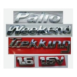 Kit Emblema Fiat Palio Weekend Trekking 1.6 16v 