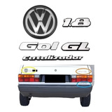 Kit Emblema Gol Gl 1.8 Catalisador Volkswagen Gol Quadrado