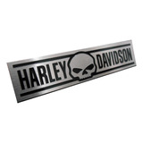 Kit Emblema Harley Davidson Aço Caveira