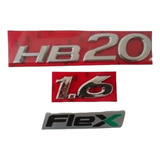 Kit Emblema Hb20 1 6 Flex 2014 2015 2016 2017 2018 2019