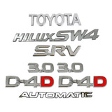 Kit Emblema Hiluxsw4 Toyota