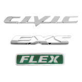 Kit Emblema Honda Civic