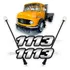 Kit Emblema Lateral Resinado C  Baliza Mercedes Benz Mb 1113