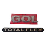 Kit Emblema Letreiro Gol Adesivo Total Flex Resinado Giii