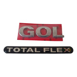Kit Emblema Letreiro Gol