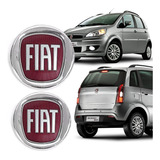 Kit Emblema Logo Fiat