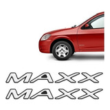 Kit Emblema Maxx Adesivo Porta Celta