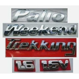 Kit Emblema Palio Weekend Trekking 1.6 16v Fiat Kit 5 Pecas
