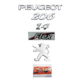 Kit Emblema Peugeot 206