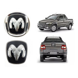 Kit Emblema Preto Macaneta