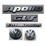 Kit Emblema Volks Apollo Gls Vw Mala Grade Catalisador 91/97