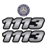 Kit Emblemas 1113 Mercedes Benz Adesivo