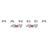 Kit Emblemas Adesivo Ford Ranger 4x4 2013 2014 2015 Rgkit04 