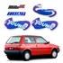 Kit Emblemas Adesivos Fiat Uno Mille Young Sx