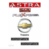 Kit Emblemas Astra 2 0 Flex