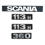 Kit Emblemas Capo Scania