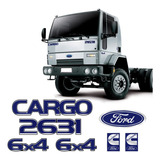 Kit Emblemas Cargo 2631 6x4 Adesivos