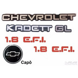 Kit Emblemas Chevrolet Kadett Gl Laterais 1 8 Efi 93 À 95