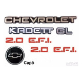 Kit Emblemas Chevrolet Kadett Gl Laterais 2 0 Efi 93 À 95