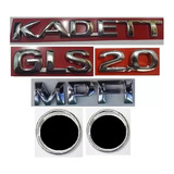 Kit Emblemas Chevrolet Kadett Gls 2 0 Mpfi Mala Grade