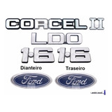 Kit Emblemas Corcel 2 Ldo + Laterais 1.6 - 1978 À 1984