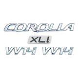 Kit Emblemas Corolla Xli