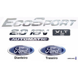 Kit Emblemas Ecosport 2.0 16v Xlt Automatic - 2003 À 2007