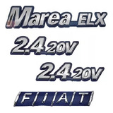 Kit Emblemas Fiat Marea