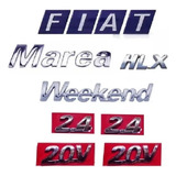 Kit Emblemas Fiat Marea