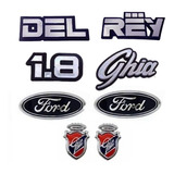 Kit Emblemas Ford Del
