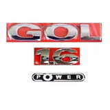 Kit Emblemas Gol Power Resinado G3