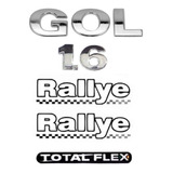 Kit Emblemas Gol Total Flex Rallye