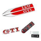 Kit Emblemas Gti Vw Golf Mk7 Acessórios Grade Lateral Mala
