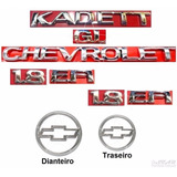 Kit Emblemas Kadett Gl Chevrolet Laterais 1 8 Efi 96 À 99