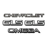 Kit Emblemas Letreiro Chevrolet Omega Gls Modelo 1992 A 1996