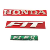 Kit Emblemas Letreiro Honda