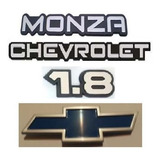 Kit Emblemas Monza Chevrolet 1 8