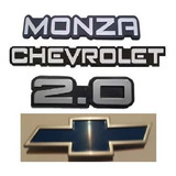 Kit Emblemas Monza Chevrolet 2 0