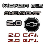 Kit Emblemas Monza Gls Chevrolet 2