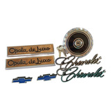 Kit Emblemas Opala De Luxo   Tampa De Tanque 75 76 77 78 79