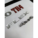 Kit Emblemas Pajero Tr4 Flex 4x4