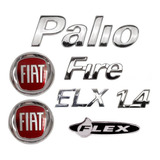 Kit Emblemas Palio Elx