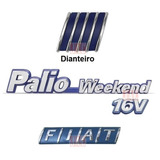 Kit Emblemas Palio Weekend 16v - 1997 À 2000