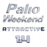 Kit Emblemas Palio Weekend
