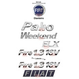 Kit Emblemas Palio Weekend